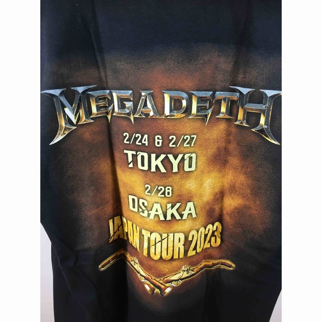 M 新品 MEGADETH メガデス　Tシャツ　ジャパンツアー限定 Tシャツ