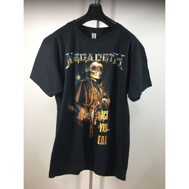 L 新品 MEGADETH メガデス Tシャツ 23ジャパンツアー限定 Tシャツ - T