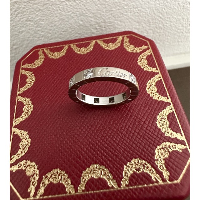 Cartier(カルティエ)のカルティエ★ラニエール★ハーフダイヤWG★49★ダイヤモンド レディースのアクセサリー(リング(指輪))の商品写真