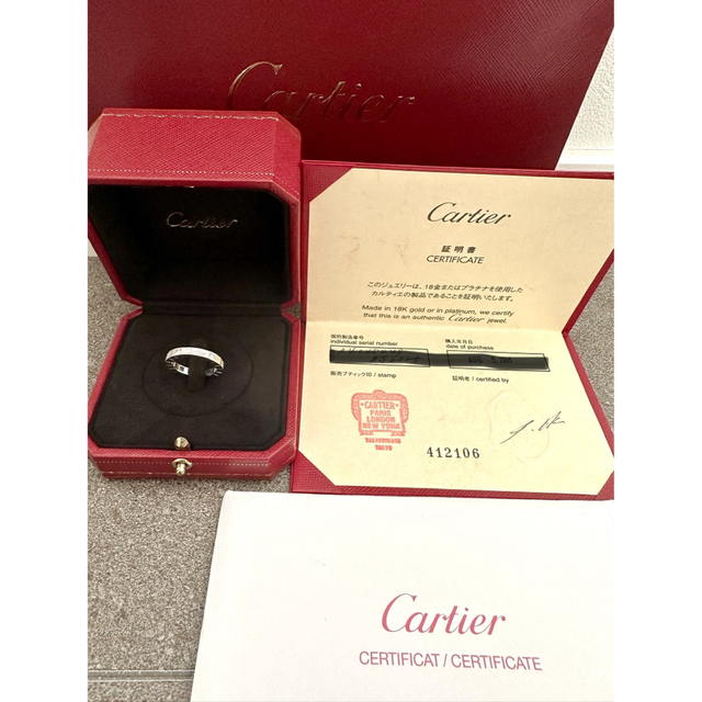 お試し価格！】 Cartier - カルティエ☆ラニエール☆ハーフダイヤWG