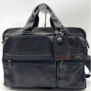 TUMI - 【極美品】TUMI 2wayビジネスバッグ レザー ブラック A4可