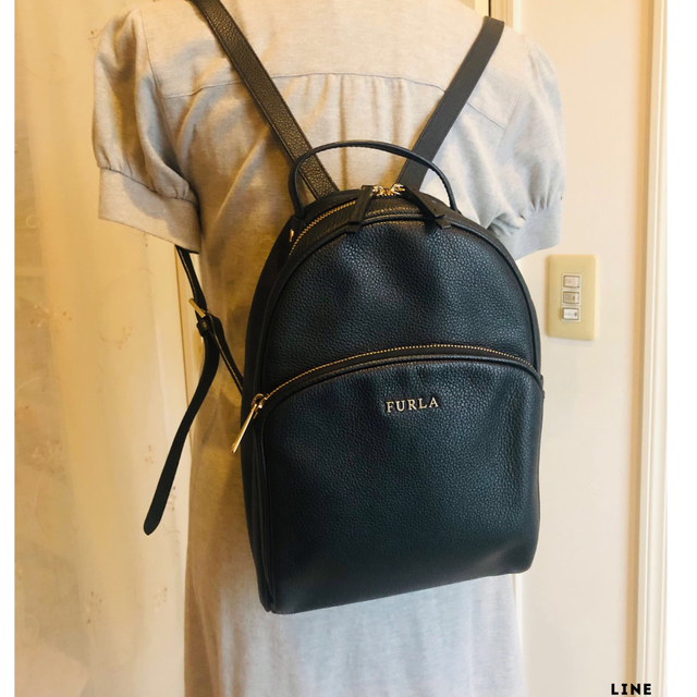 Furla - 約4.3万美品本物フルラ高級レザーリュックサック♫オシャレ品