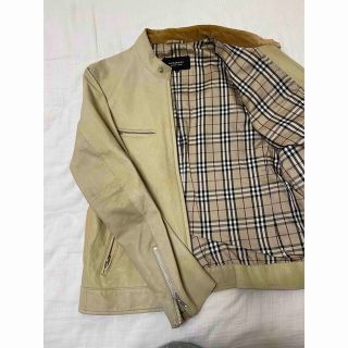 バーバリーブラックレーベル(BURBERRY BLACK LABEL)のバーバリー　レザージャケット(レザージャケット)