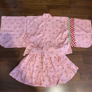 麻の葉紋様♡甚平♡スカート♡(甚平/浴衣)