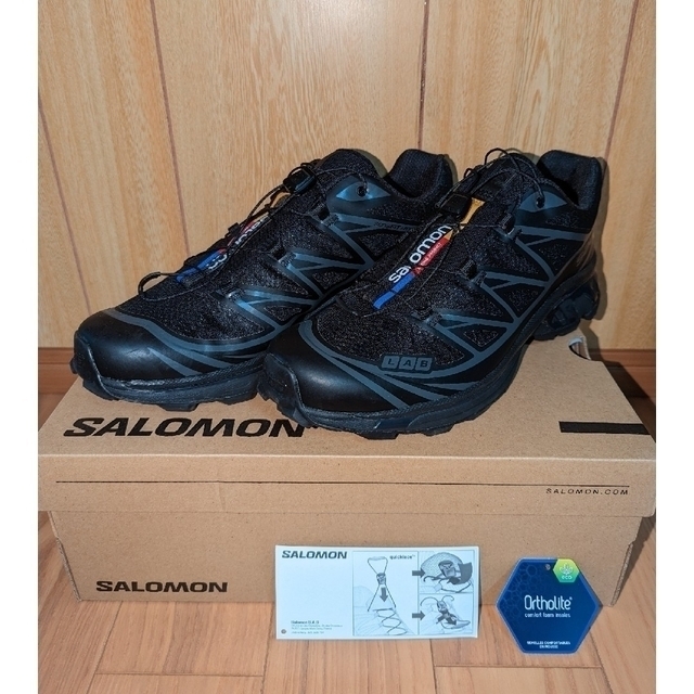 salomon xt-6 28cm us10 black
