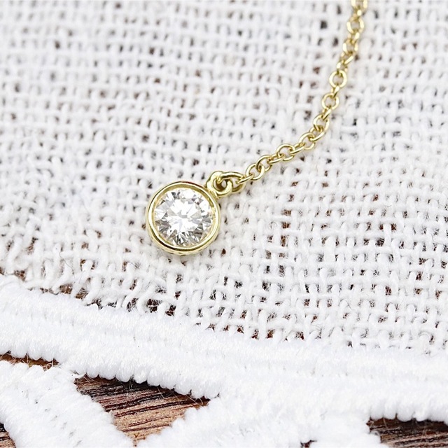 アウトレット 価格 ティファニー TIFFANY K18YG ダイヤ バイザヤード
