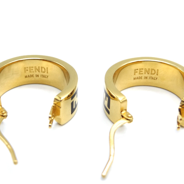 FENDI(フェンディ)のフェンディ フォーエバー ピアス メタル ゴールド 8AH637 レディースのアクセサリー(ピアス)の商品写真