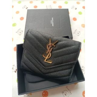 最大5万円OFFクーポン! 人気品♡サンローラン♡YSL折り財布♬さいふ