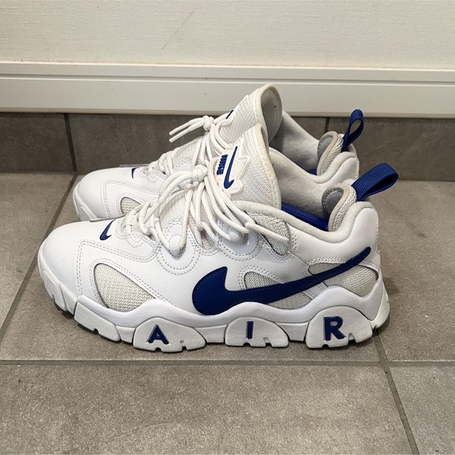 NIKE - 【美品】NIKE エアバラージLow White Blue の通販 by ...