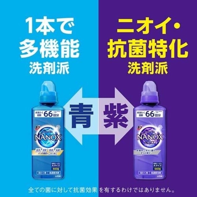 LION - トップ スーパーナノックス ニオイ専用 抗菌 高濃度 超特大 ...