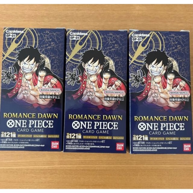 3BOX ONE PIECE カードゲーム ROMANCE DAWN OP-01