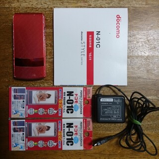 エヌイーシー(NEC)のdocomo N-01C セット 【NTT FOMA】(携帯電話本体)