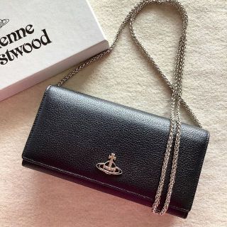 ヴィヴィアンウエストウッド(Vivienne Westwood)の【VIVIENNE WESTWOOD】チェーンウォレット 長財布 スマホ入ります(財布)