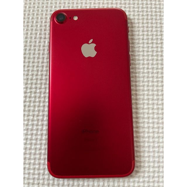iPhone7 128GB RED Simフリー 美品 ケース付き 1