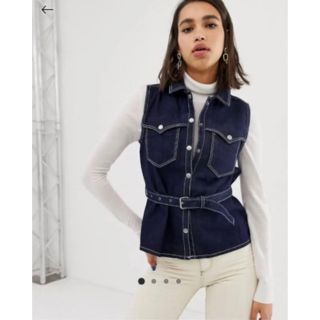 エイソス(asos)のさっきー様専用asos デニム　ベスト(ベスト/ジレ)