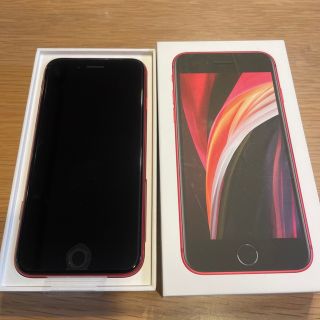 アップル(Apple)のお盆セール‼️【新品未使用】iPhone SE(第2世代) RED 64GB(スマートフォン本体)