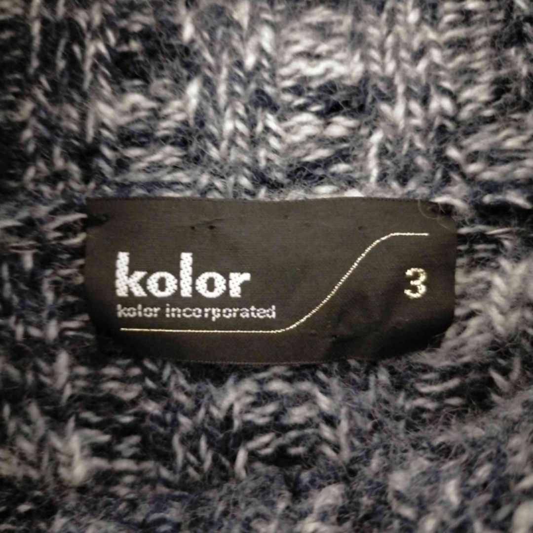 kolor(カラー)のkolor(カラー) バイカラータートルネックニット メンズ トップス メンズのトップス(ニット/セーター)の商品写真
