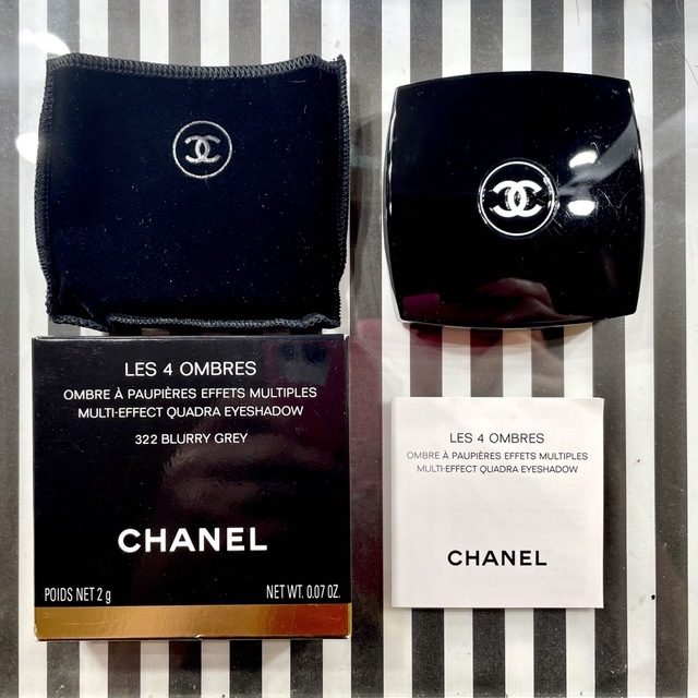 CHANEL(シャネル)の【美品】シャネル　レキャトルオンブル　322 ブラーリーグレイ コスメ/美容のベースメイク/化粧品(アイシャドウ)の商品写真