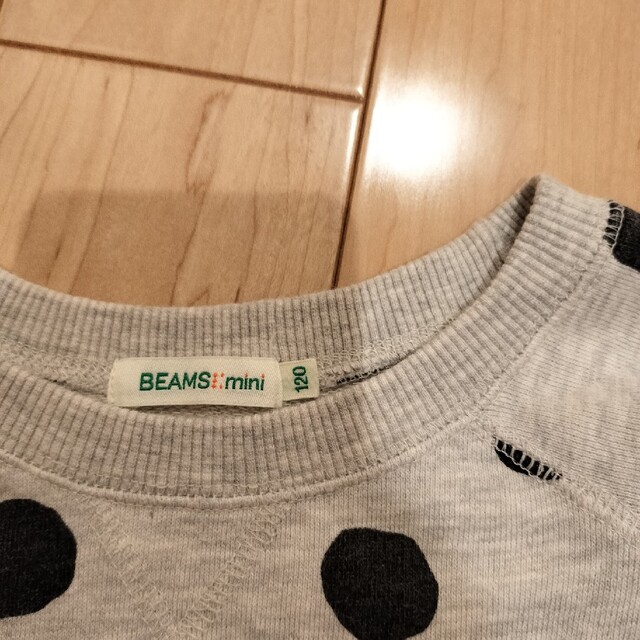 こども ビームス(コドモビームス)のBEAMS mini スウェット 120㌢ キッズ/ベビー/マタニティのキッズ服女の子用(90cm~)(Tシャツ/カットソー)の商品写真