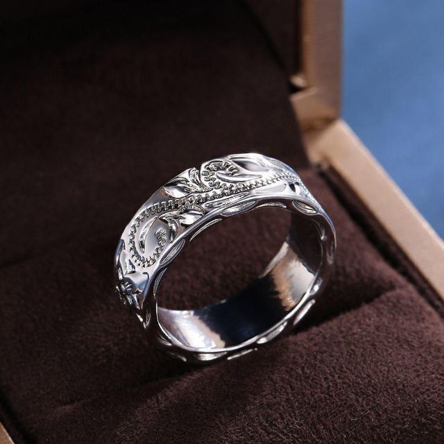 ハワイアンジュエリー 13号 指輪 メンズ レディース オシャレ 韓国 3 レディースのアクセサリー(リング(指輪))の商品写真