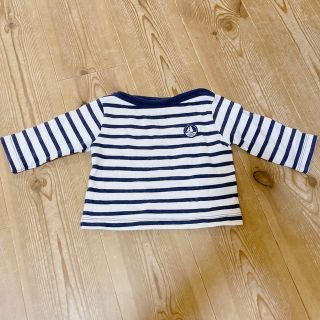 プチバトー(PETIT BATEAU)のプチバトー　ロンT  60.70(Ｔシャツ)