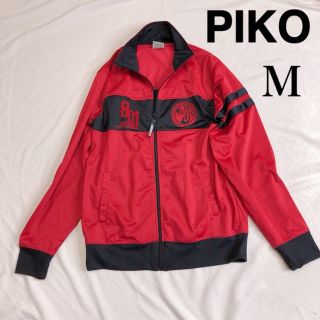 希少 ピコ piko ナイロンジャケット デカロゴ バックプリント 赤色