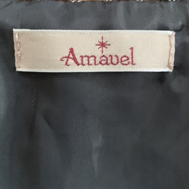 Amavel(アマベル)のAmavel アマベル☆チェック リボン ワンピース レディースのワンピース(ひざ丈ワンピース)の商品写真