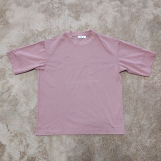 ユニクロ(UNIQLO)のユニクロ　エアリズムコットンオーバーサイズTシャツ（5分袖）2枚セット(Tシャツ/カットソー(半袖/袖なし))