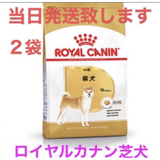 ロイヤルカナン　芝犬　成犬用　8kg2袋