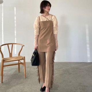 CLANE  ビスチェレイヤーワンピース　新品　ベージュ　クラネ