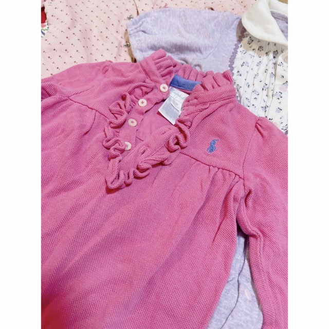 Ralph Lauren(ラルフローレン)の女の子、ロンパース　60.70 キッズ/ベビー/マタニティのベビー服(~85cm)(ロンパース)の商品写真