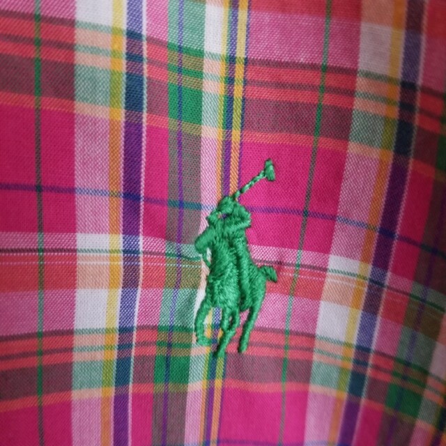 Ralph Lauren(ラルフローレン)の古着Ralph Lauren ラルフローレンシャツ 桜チェックM( XL)希少 メンズのトップス(シャツ)の商品写真