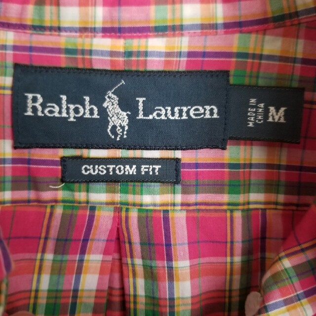 Ralph Lauren(ラルフローレン)の古着Ralph Lauren ラルフローレンシャツ 桜チェックM( XL)希少 メンズのトップス(シャツ)の商品写真
