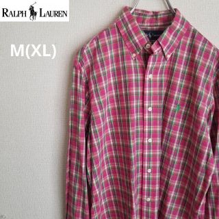 ラルフローレン(Ralph Lauren)の古着Ralph Lauren ラルフローレンシャツ 桜チェックM( XL)希少(シャツ)