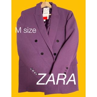ザラ(ZARA)の【新品タグ付】ZARA マスキュリン　ジャケット　レディース(テーラードジャケット)