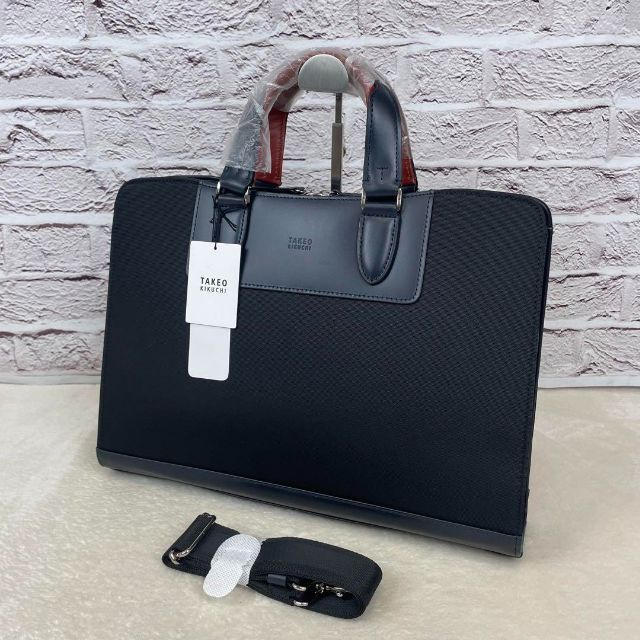 ほぼ新品】TAKEO KIKUCHI タケオキクチ 2WAY ブリーフケース 売れ筋