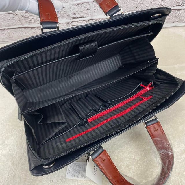 ほぼ新品】TAKEO KIKUCHI タケオキクチ 2WAY ブリーフケース 売れ筋