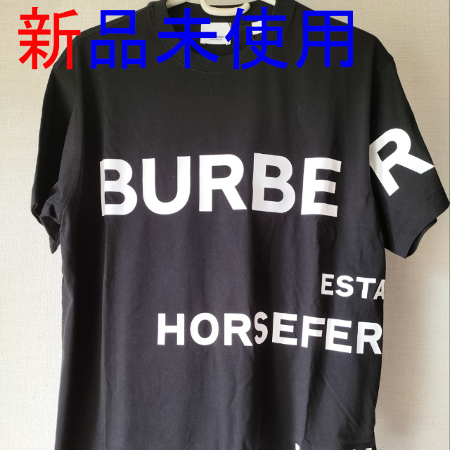 匿名配送☆Burberry バーバリー コットン オーバーサイズ Tシャツ 黒