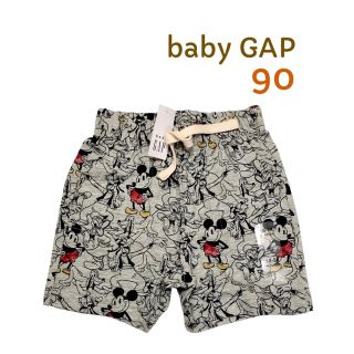 ベビーギャップ(babyGAP)の【新品未使用タグつき】GAP キッズ ハーフパンツ 90 レトロミッキー (パンツ/スパッツ)