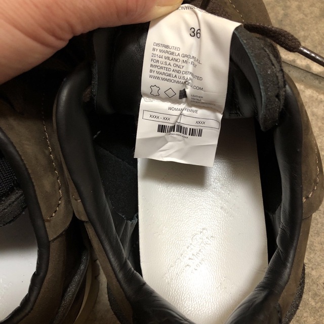 Madison margiela メゾンマルジェラレディーススニーカーブラウン