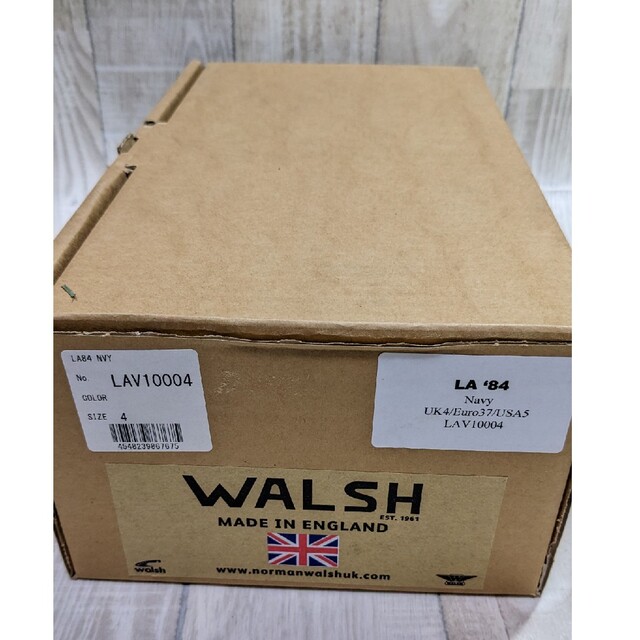 Walsh(ウォルシュ)の展示未使用品★WALSH ウォルシュ LA'84 ネイビー 23cm相当 UK4 レディースの靴/シューズ(スニーカー)の商品写真