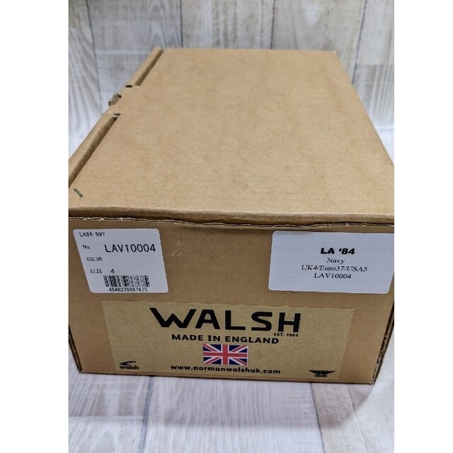 Walsh(ウォルシュ)の展示未使用品★WALSH ウォルシュ LA'84 ネイビー 23cm相当 UK4 レディースの靴/シューズ(スニーカー)の商品写真