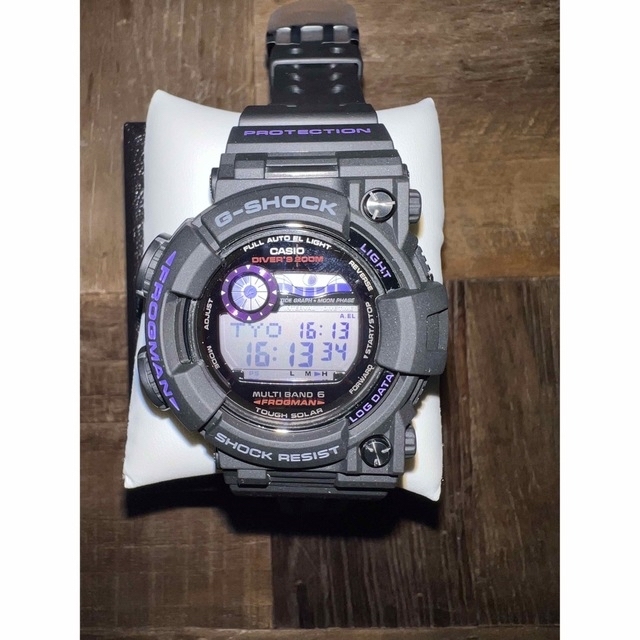 最新入荷】 CASIO - メンインダークパープル FROGMAN/フロッグマン G