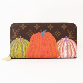 ルイヴィトン(LOUIS VUITTON)のルイヴィトン 草間彌生 YK 23SS ジッピーウォレット パンプキン 長財布(財布)