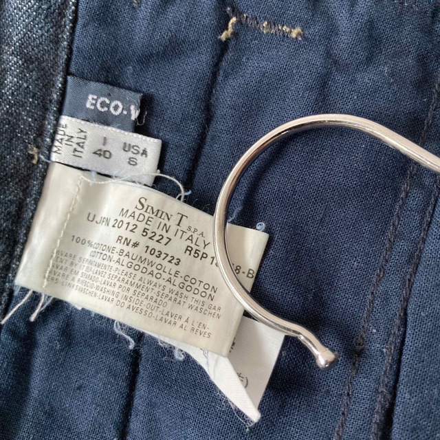 ARMANI JEANS(アルマーニジーンズ)のアルマーニジーンズ　デニム　セミワイド　サイズ40 レディースのパンツ(デニム/ジーンズ)の商品写真