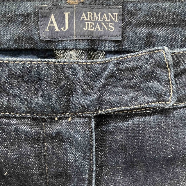 ARMANI JEANS(アルマーニジーンズ)のアルマーニジーンズ　デニム　セミワイド　サイズ40 レディースのパンツ(デニム/ジーンズ)の商品写真