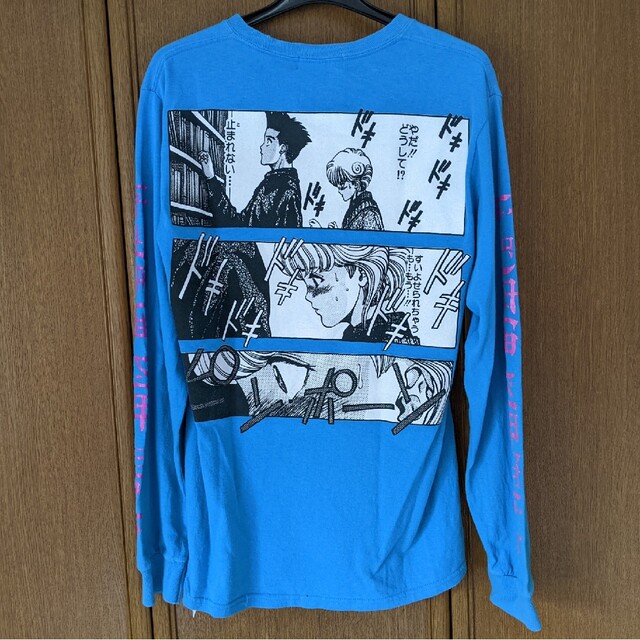 電影少女 FLAGSTUFF コラボ長袖Tシャツ 水色 S ビデオガール 桂 電影少女 FLAGSTUFF コラボ長袖Tシャツ 水色 S ビデオガール 桂