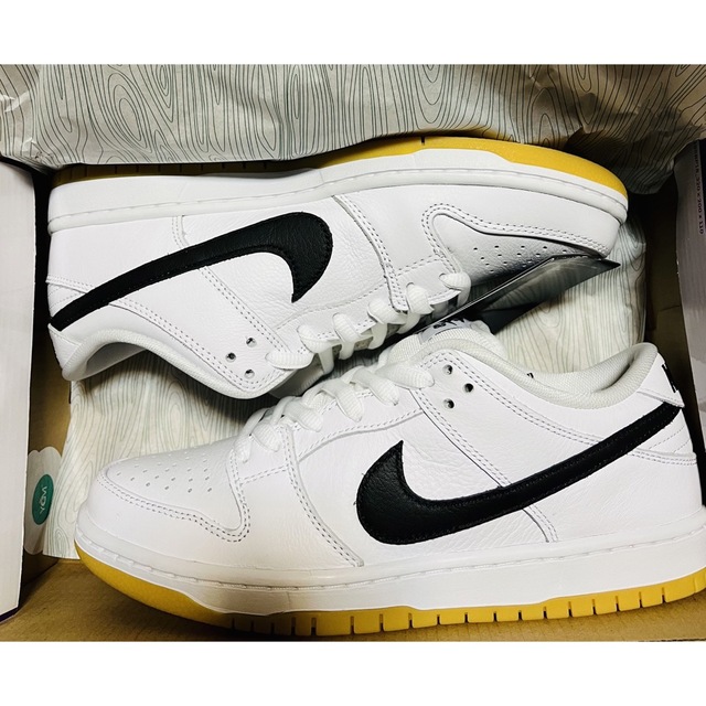 本物保証】 NIKE SB DUNK LOW PRO WHITE GUM 27cm スニーカー