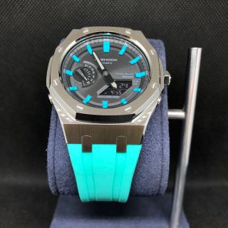 ジーショック(G-SHOCK)のGA-B2100本体付き ラバーベルトセット カシオーク カスタム Gショック(腕時計(アナログ))