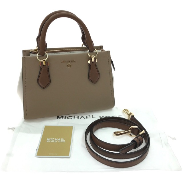 ▼▼MICHAEL KORS マイケルコース ショルダーバッグ 32S2G6AC1T251 ベージュ×ブラウン